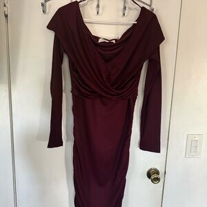 Diane Von Furstenberg Rich Burgundy Blouse